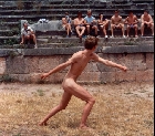 Das Stadion von Delphi -- Voi als griechischer Athlet
